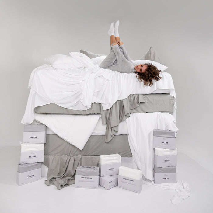 Sateen Cotton Nightfall Sheet Set