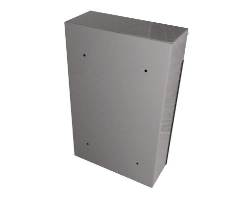 Stainless Steel Wall-Mounted Trash Receptacle with Front Access Door