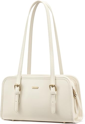 LOVEVOOK Swing Zip Shoulder Bag, Small Purses for Women Trendy Handbags, Mini Vintage Hobo Clutch with Cherry Pendant