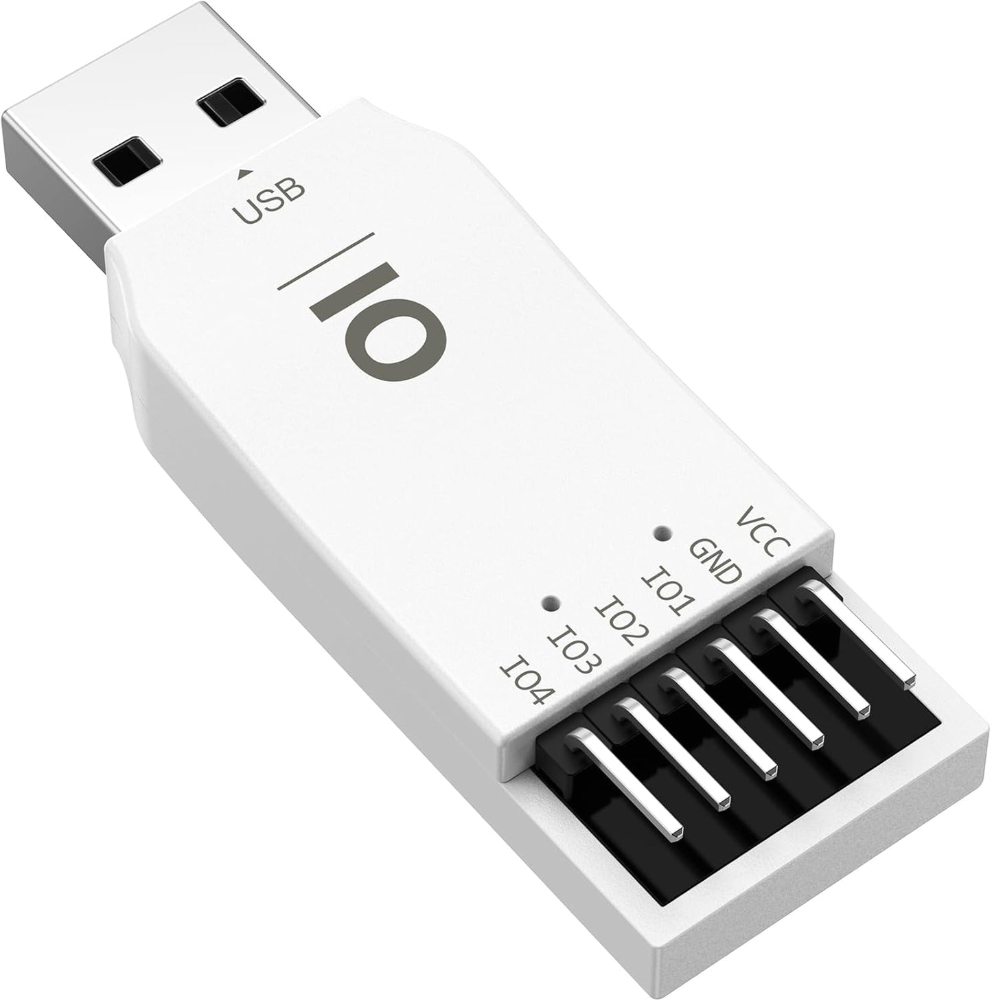 JIO Module USB to IO Debug Module,USB to PWM ADC IO Tool, 12-bit ADC, 4-Channel IO, Windows Compatible,Comes with English User Manual,Software,CMD Command,Dll for C#,Python Development