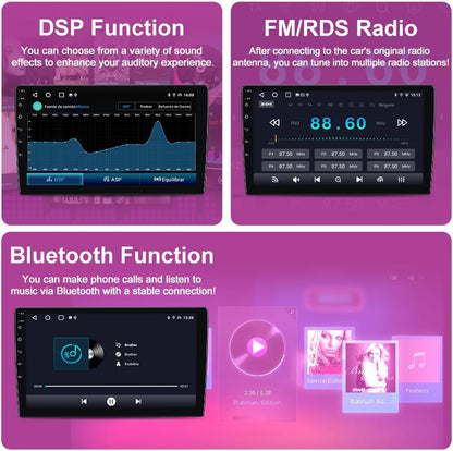 Car Stereo Radio for Subaru Forester 2015-2018 with Wireless CarPlay & Android Auto, 2GB+64GB Android 13, 9" Touchscreen with Backup Camera HD GPS Navigation, Bluetooth 5.0, WiFi, FM/AM, DSP