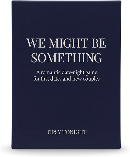 We Might Be Something | Romantic Date-Night Card Game for First Dates and New Couples | Conversation and Chemistry Deck for Early Dating | Great Gift for New Daters