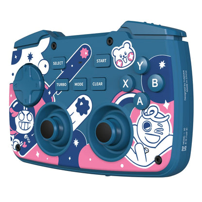 FUNDIAN X1 Bluetooth Game Controller Keyboard Mouse CookieRun Limited Edition, Remote Wireless Controller Compatible with Smartphone, Laptop, Tablet, PC, iPhone, iPad, Nvidia Shield TV, Chromecast with Google TV (Blue_CookieRun_Eng/Kor)