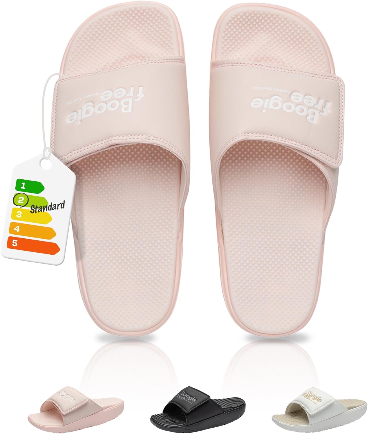 BALLOP Dr. Carering Acupressure Massage Slides Sandals for Women, Beginner Friendly Gentle Pressure, Indi Pink, US Size 6, Wide, Formal, Rocker Bottom Sole, Arch Support, Lightweight, Adjustable Velcro