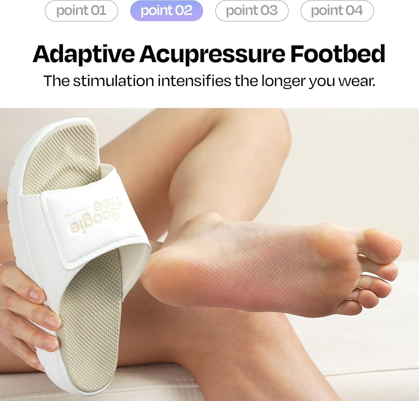 BALLOP Dr. Carering Acupressure Massage Slides Sandals for Women, Beginner Friendly Gentle Pressure, Indi Pink, US Size 6, Wide, Formal, Rocker Bottom Sole, Arch Support, Lightweight, Adjustable Velcro