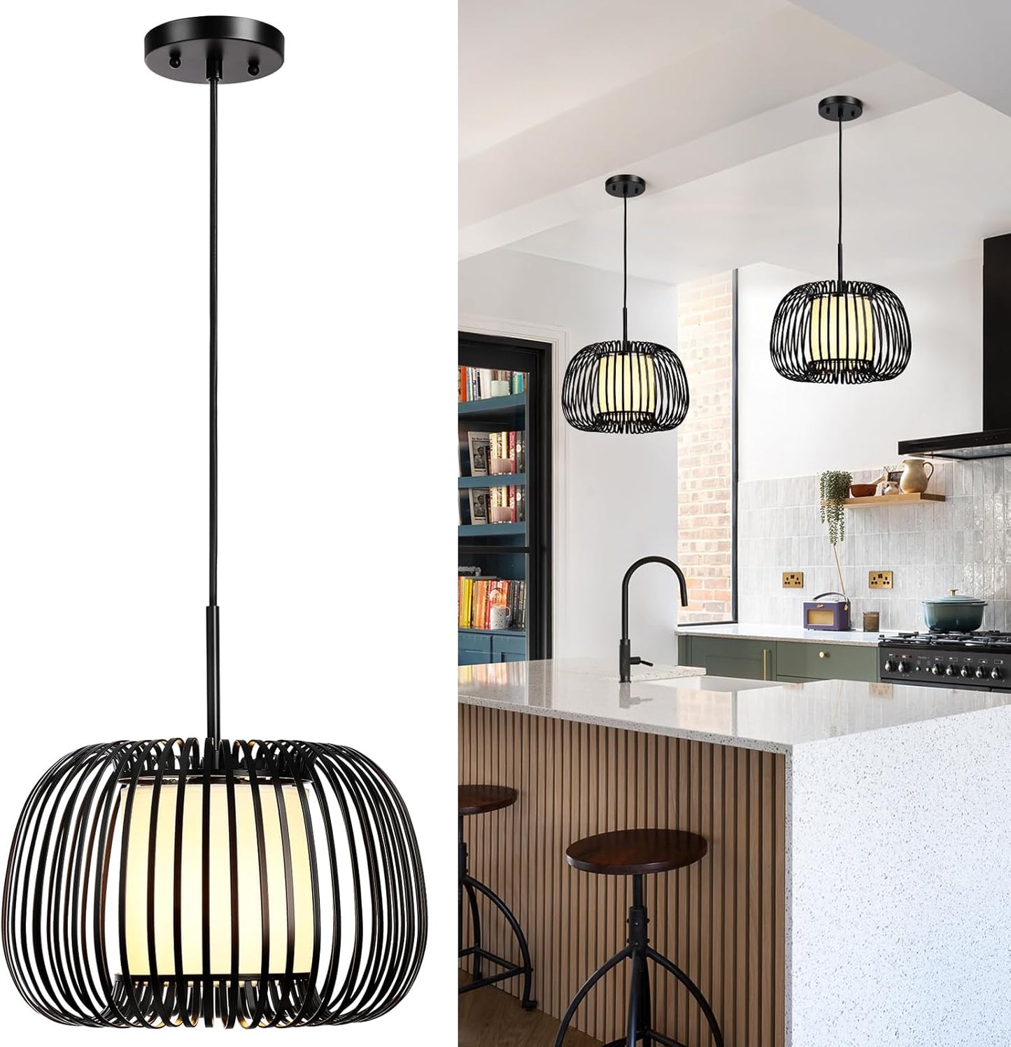 Gold, Chandelier for Over Table Dining Room Entryway Kitchen Island Living Room(1 Pack)