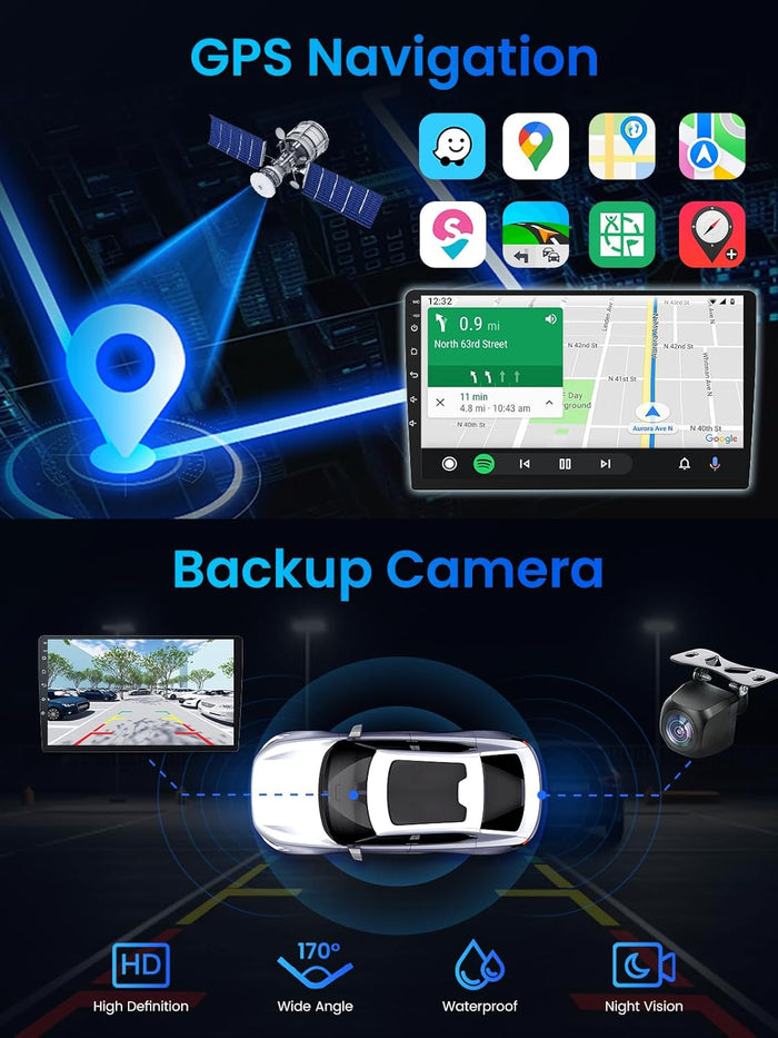 Car Radio for Honda CRV 2002-2006: 1280 * 800 HD Touchscreen Android 13 Car Stereo Upgrade Wireless Carplay & Android Auto DSP GPS Navigation 5G WiFi Backup Camera Bluetooth FM