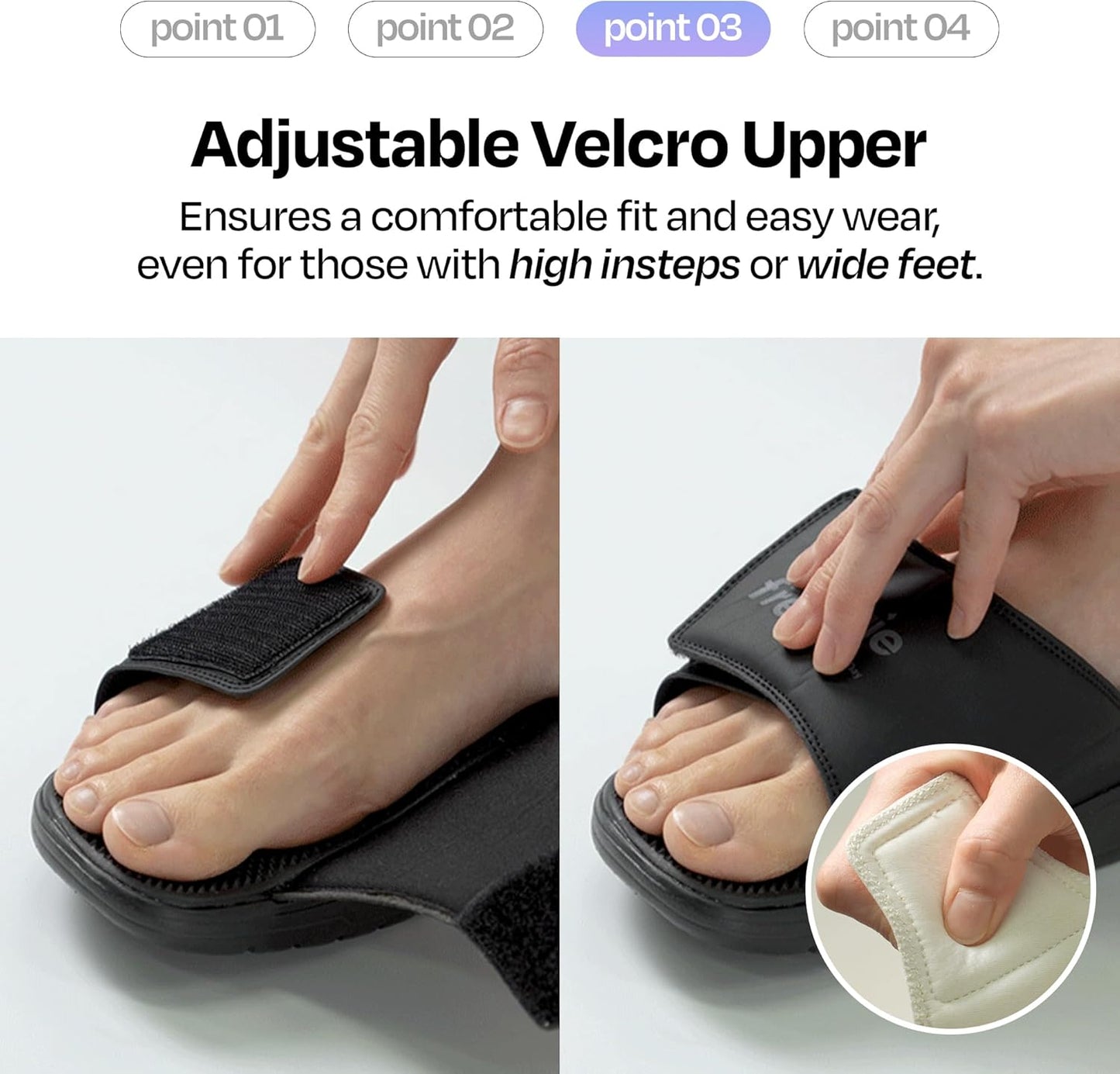 BALLOP Dr. Carering Acupressure Massage Slides Sandals for Women, Beginner Friendly Gentle Pressure, Indi Pink, US Size 6, Wide, Formal, Rocker Bottom Sole, Arch Support, Lightweight, Adjustable Velcro