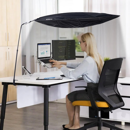 Desk Shade for Cubicle to Block Light, Cubicle Shade, Desk Leaf Shade, Cubicle Leaf, Cubicle Leaf Shade, Office Light Cover, Cubicle Accessory, Designed for Sensitive Worker