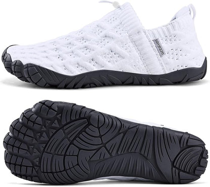 WateLves Barefoot Water Shoes Women Men Beach Breathable Walking Shoes Anti Slip Wide Toe Minimalist Zero Drop Sneakers for Travel Hiking Yoga