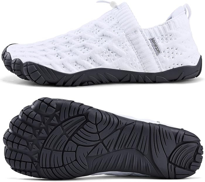 WateLves Barefoot Water Shoes Women Men Beach Breathable Walking Shoes Anti Slip Wide Toe Minimalist Zero Drop Sneakers for Travel Hiking Yoga
