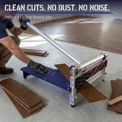 13" Pro Vinyl & Laminate Cutter: Dust-Free LVP/SPC Tool