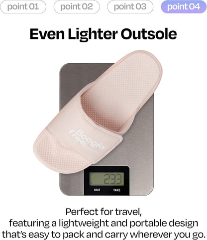 BALLOP Dr. Carering Acupressure Massage Slides Sandals for Women, Beginner Friendly Gentle Pressure, Indi Pink, US Size 6, Wide, Formal, Rocker Bottom Sole, Arch Support, Lightweight, Adjustable Velcro