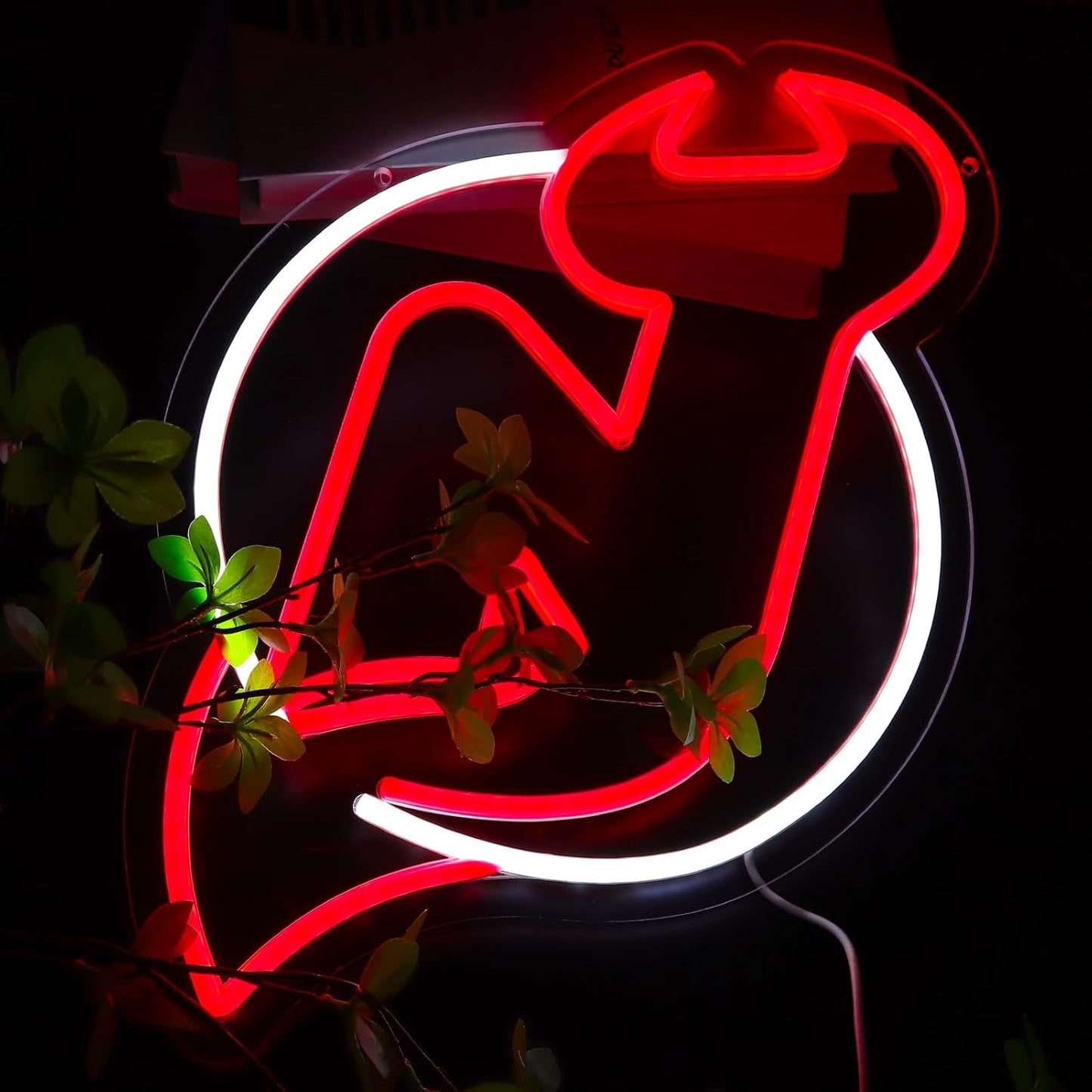 Hockey Neon Sign Dimmable Sport Team Neon Light for Man Cave Party Bar Decoration,LED Neon for Parties, Dorms, Game Room Decor ，Christmas Birthday Gift 12.2 * 12.9inch