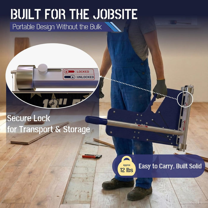 13" Pro Vinyl & Laminate Cutter: Dust-Free LVP/SPC Tool