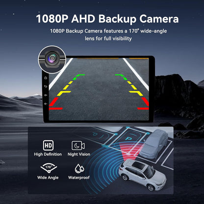 10.2" Android 13 Car Radio Stereo for Chevy Silverado 2007-2013 GMC Sierra Yukon, Plug and Play Head Unit, Support CarPlay & Android Auto, FM/AM Radio