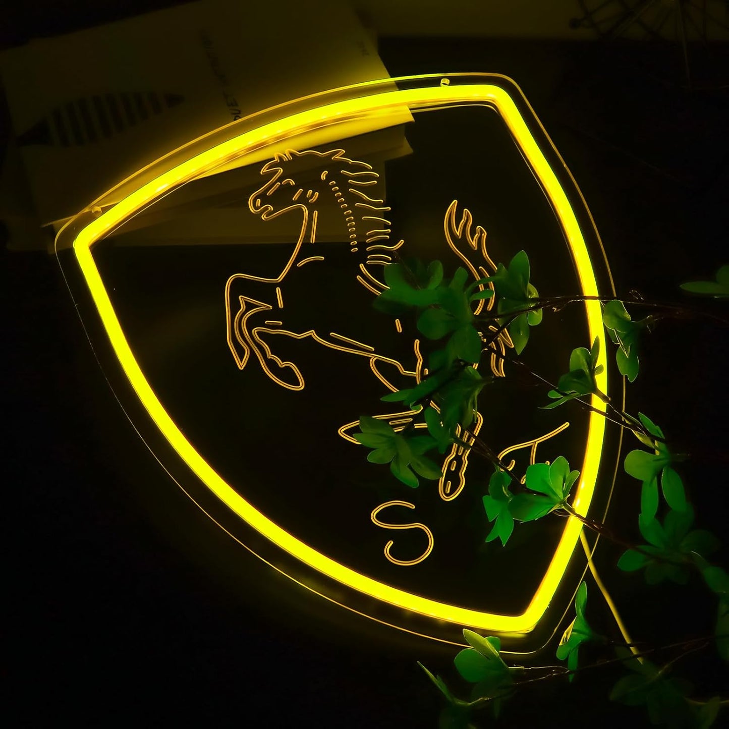 Racing Car Neon Signs for Wall decor Dimmable Led Lights Wall Decor for Home, Office, Bar, Cafe, and Garage Birthday Party Gift Art Wall Decorative12.2 * 14.2Inch