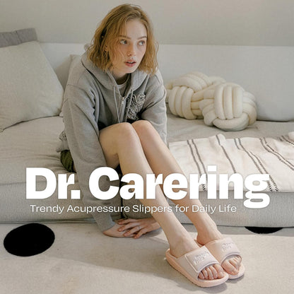 BALLOP Dr. Carering Acupressure Massage Slides Sandals for Women, Beginner Friendly Gentle Pressure, Indi Pink, US Size 6, Wide, Formal, Rocker Bottom Sole, Arch Support, Lightweight, Adjustable Velcro