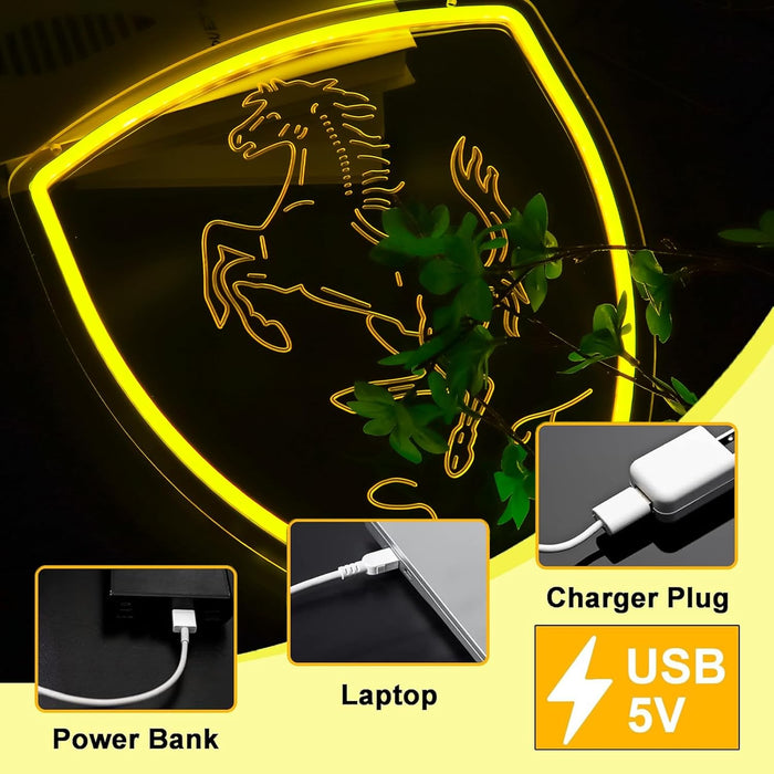 Racing Car Neon Signs for Wall decor Dimmable Led Lights Wall Decor for Home, Office, Bar, Cafe, and Garage Birthday Party Gift Art Wall Decorative12.2 * 14.2Inch