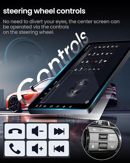 Car Radio Stereo for 2007-2013 Chevy Silverado 1500: 8inch 1280 * 800 IPS Touchscreen CarPlay Android Auto GPS 5GWiFi Bluetooth FM SWC 1080p Backup Camera