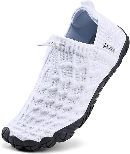 WateLves Barefoot Water Shoes Women Men Beach Breathable Walking Shoes Anti Slip Wide Toe Minimalist Zero Drop Sneakers for Travel Hiking Yoga