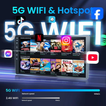 4Core Car Radio for Subaru Forester WRX Impreza 2014 2015: Wireless CarPlay&Android Auto with 9" HD Touchscreen Bluetooth WiFi GPS FM Suitable for Harman Kardon Systems 1080 Backup Camera SWC