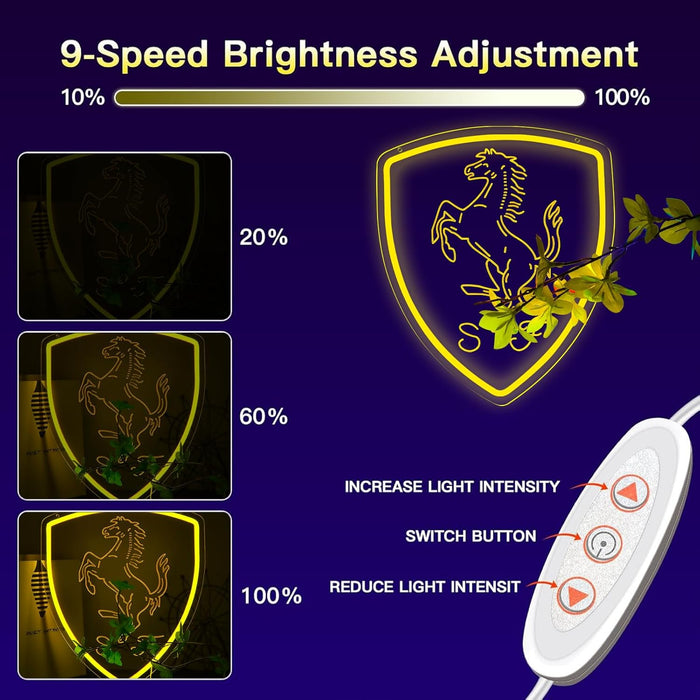 Racing Car Neon Signs for Wall decor Dimmable Led Lights Wall Decor for Home, Office, Bar, Cafe, and Garage Birthday Party Gift Art Wall Decorative12.2 * 14.2Inch