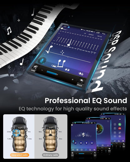 Upgrade Car Stereo for Chevy Cruze Radio 2009-2015 : 10.4 Inch 1024 * 768 HD IPS T-Style Touchscreen Wireless Carplay Andriod Auto 5GWIFI Bluetooth5.0 GPS SWC FM/AM