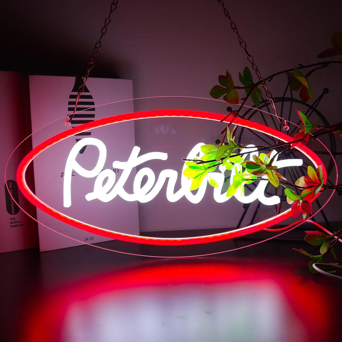 Garage Neon Sign for Wall Decor, Dimmable Garage Truck Led Neon Light Sign for Office Pub Cafe Man Cave Farm Bedroom Man Cave Bar Birthday Gifts16.1 * 7.7INCH