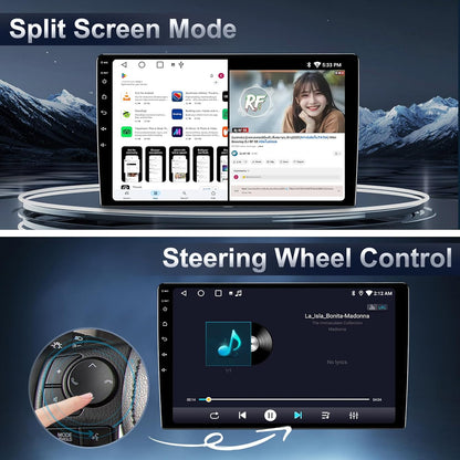 10.2" Android 13 Car Radio Stereo for Chevy Silverado 2007-2013 GMC Sierra Yukon, Plug and Play Head Unit, Support CarPlay & Android Auto, FM/AM Radio