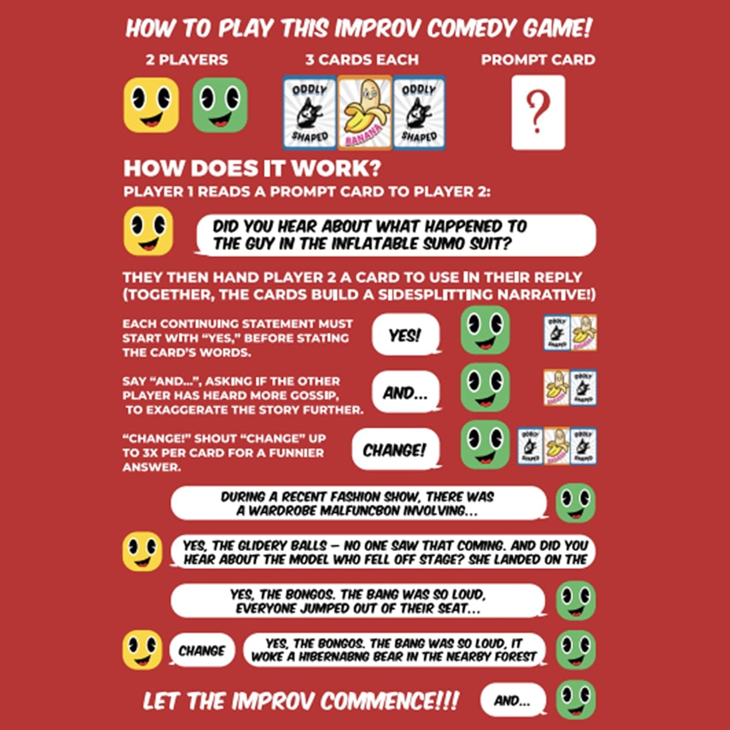 How Hard can it be for Couples or Friends Fun Silly Funny Improv Comedy, Innuendo Adult Party Playing Card Story Telling Valentines Game for her and him