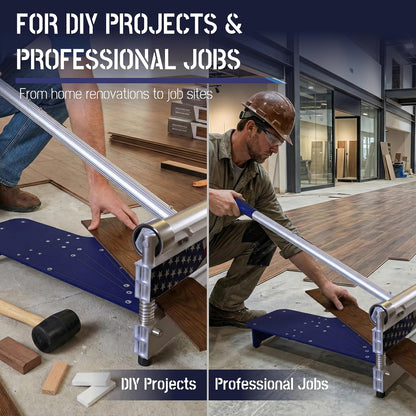 13" Pro Vinyl & Laminate Cutter: Dust-Free LVP/SPC Tool