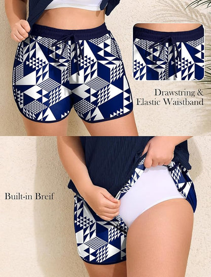 Arolina Blouson Tankini Swimsuits for Women Two Piece Modest Bathing Suit (S-24W)