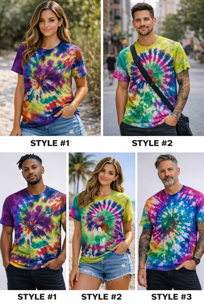 Handmade Tie Dye T-shirts Unique and One of a kind