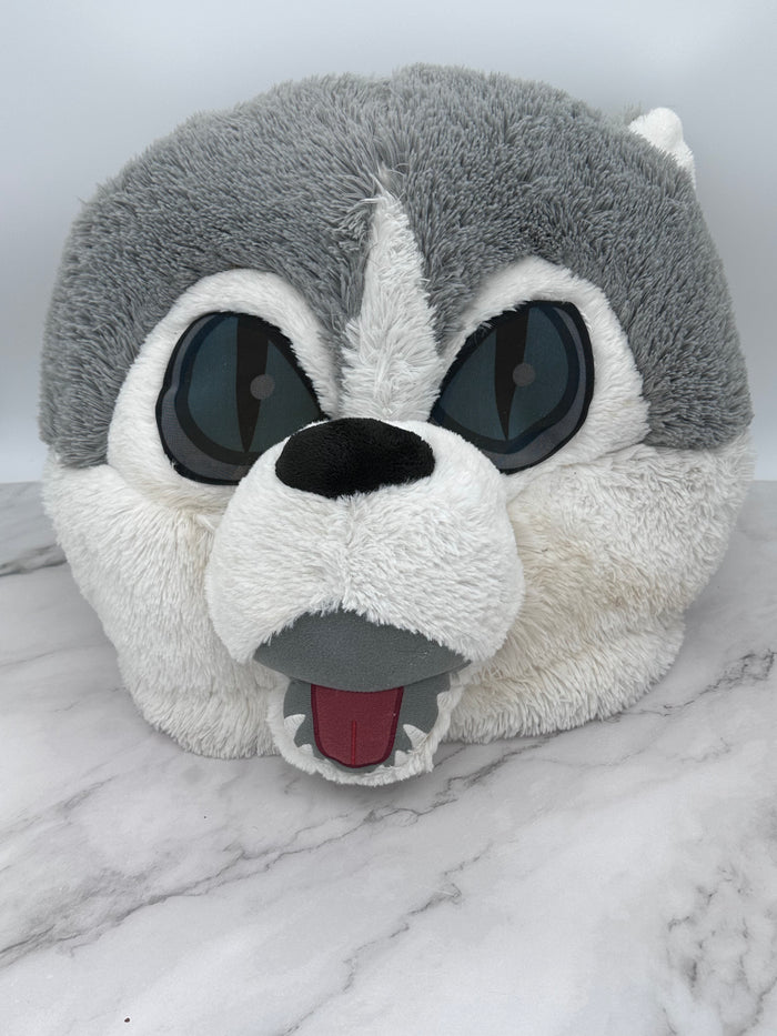 Plush Wolf Costume Head