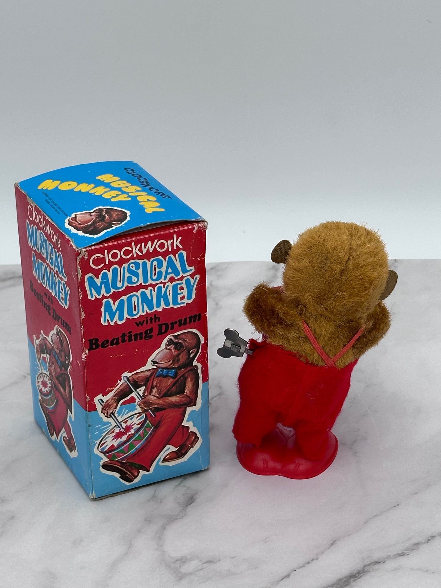 Vintage Clockwork Musical Monkey