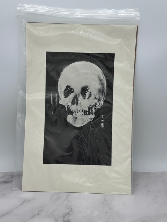 Surreal Skull Art Print
Black & White Gothic Wall Artwork