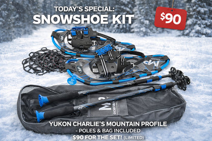 Yukon Charlie's Mountain Profile Snowshoe Kit
