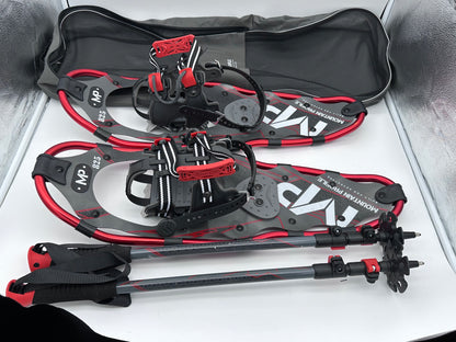 Yukon Carlie's Mountain Profile Snowshoe Kit (Red Edition)