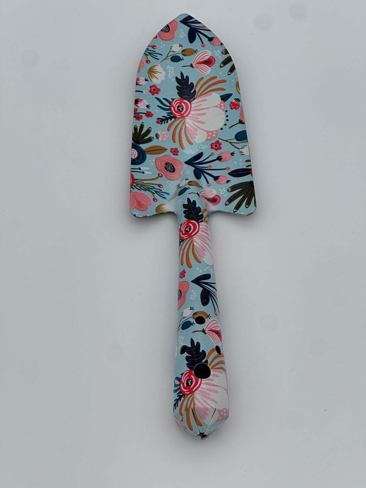 Floral Garden Shovels Gardening Gift for Women Heavy Duty Garden Tools Floral Hand Shovel for Mom Employees Birthday Thank You Gifts (Green Flowers)