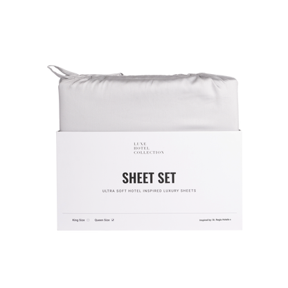 Sateen Cotton Grand Suite Sheet Set