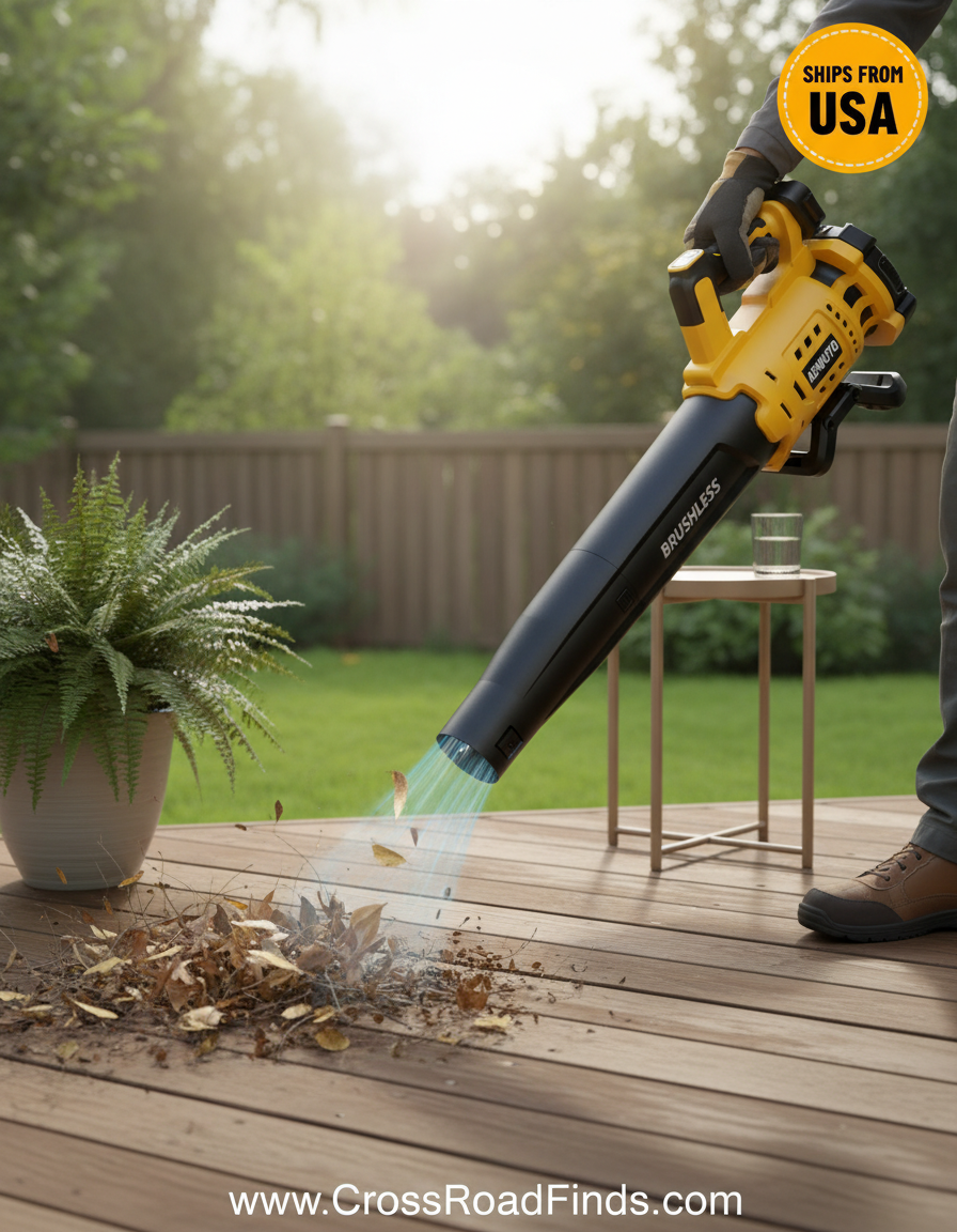 480 CFM Cordless Blower for DeWalt 20V - 6-Speed Brushless