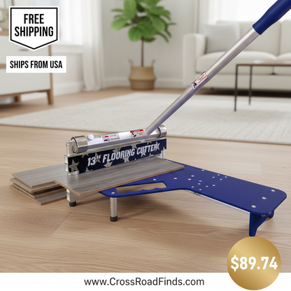 13" Pro Vinyl & Laminate Cutter: Dust-Free LVP/SPC Tool